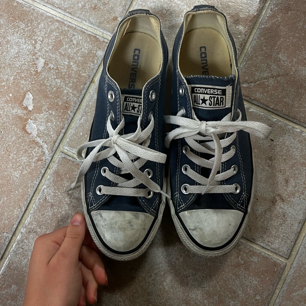 Navy Converse